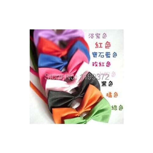 DHL Free shipping! 1000pcs Dog Neck Tie Dog Bow Tie Cat Tie Pet Grooming Supplies Pet Headdress Flower