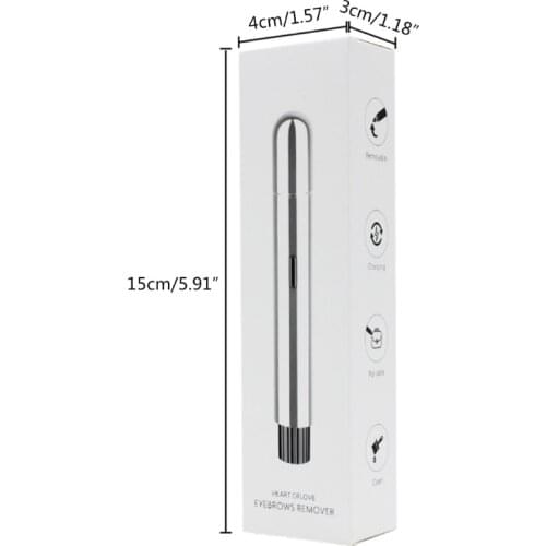 Q1QD Electric Eyebrow Trimmer Eye Brow Epilator Shaver Painless Make Up Face Hair Remover USB Rechargeable Portable Tool for