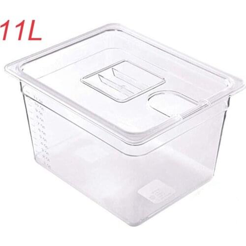 Sous Vide Container Steak Machine Container with Lid Water Tank Bath for Circulator Sous Vide Culinary Immersion Slow Cooker