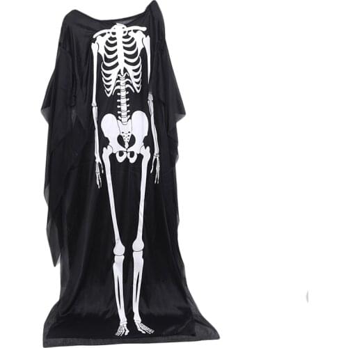 Halloween Ghost Skeleton Costume Robe Horror Vampire Zombie Skull Children Robe Devil Halloween Dress Scary Halloween Costumes