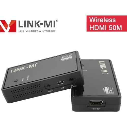 LINK-MI 50m WIFI HDMI Wireless Transmitter Receiver 5GHz Low Latency Wireless HD Video Transmission