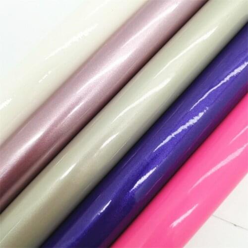 Amonglitter Wholesales Leather Supplier Patent Smooth Synthetic Leather Faux Vinyl Printed Sheets Bows DIY 21x29cm MB303