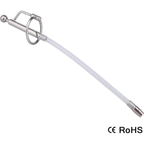 Soft Tube Catheter Urethral Sound Penis Plug Stainless Steel Urethral Dilators Sounding Rods Sex Toys For Men Penis Insertion