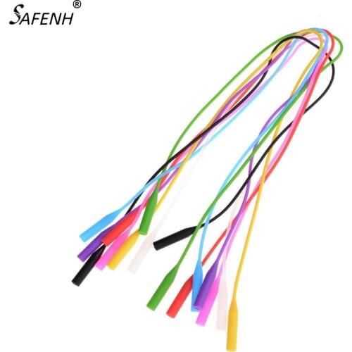 New High Elastic Anti Slip Silicone Sunglasses Glasses cords Eyeglasses chain cord holder String Rope 9 colours