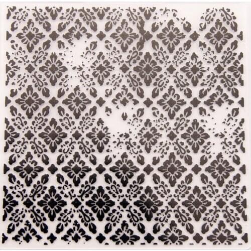 YINISE Plastic Embossing Folder For Scrapbook Stencils FLOWERBACKGROUND DIY PAPER Album Cards Making DECORATION Scrapbooking NEW