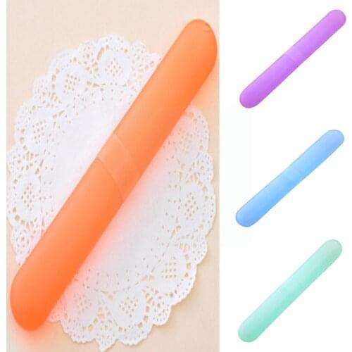 Portable Travel Hiking Camping Toothbrush Holder Case Toothbrush Reusable Tube Cover Convenient Storage Box Box And B5S0