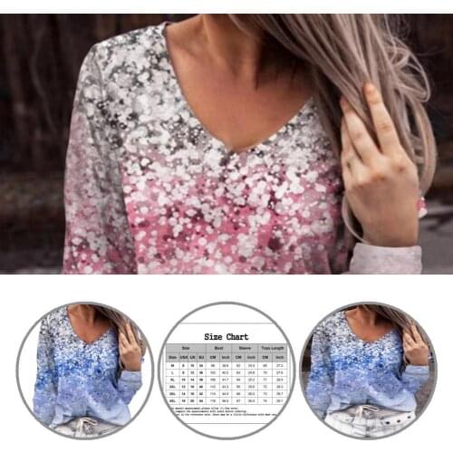 Skin-friendly Streetwear Loose Printed Pullover V Neck T-Shirt for Daily Wear