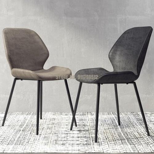 Stool home backrest net red light luxury dining chair simple modern lazy cafe ins makeup chair restaurant chair