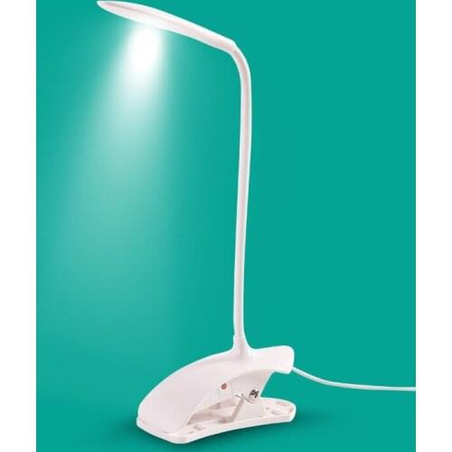 LED Creative Small Table Lamp Children Learning Eye Lamp USB Bedside Eye Lamp Led Clip Gift Table Lamp Use Home Office Dorm