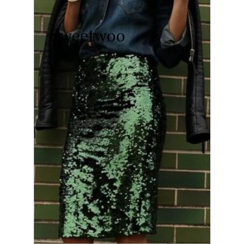 SWEETWOO Midi Pencil Skirts