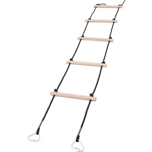 59.06 X 11.81 Inch Climbing Rope Ladder For Children Playing Swing