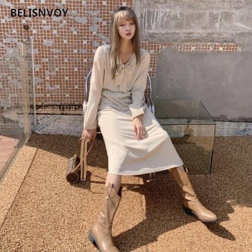 Woman Long Dress Spring Autumn Elegant Ladies Long Sleeve Vintage Floral Printed Trendy Dresses For Women Party Vestidos