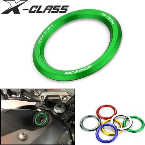 ZX10R Motorcycle Ignition Switch Ring Cover Cap Key Ignition CNC Aluminum Accessories For Kawasaki ZX-10R 2017 2018 2019 2020