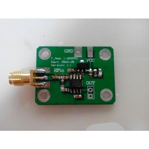 1MHZ-500MHZ RF Signal Power Detector Meter Environmental Field Detection 6v-12v free shipping