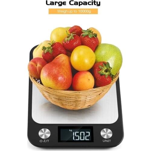 1pc Ultra Thin Digital Electronic Weight Scale LCD Display Kitchen Food Measure Tool Kitchen Digital Scales Accessories