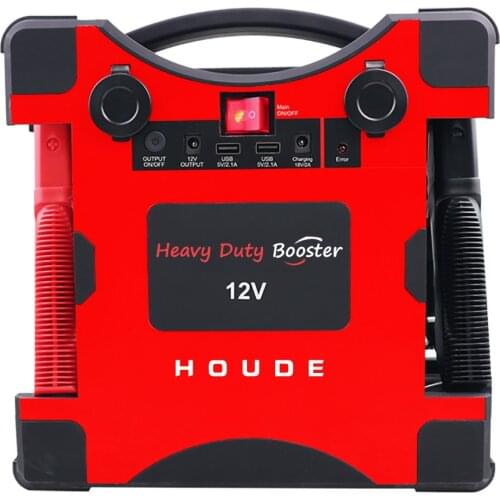 12V Jump Starter Heavy Duty Car Truck Multi-function Strongest Maximum Capacity Power Bank 18V/2A 12V/19V 5V Peak Current 5000A