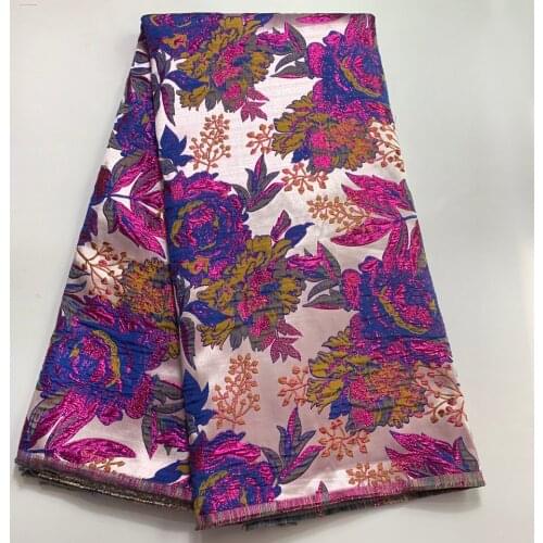 2021 Latest African Brocade Jacquard Lace Fabric French Organza Mesh Nigerian Tulle Net Lace Material For Wedding Dress VJK4764