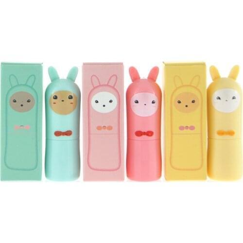 30pcs Cartoon Alpaca Style Empty Lipstick Tubes with Carton, Plastic Beauty DIY Lip Balm Containers