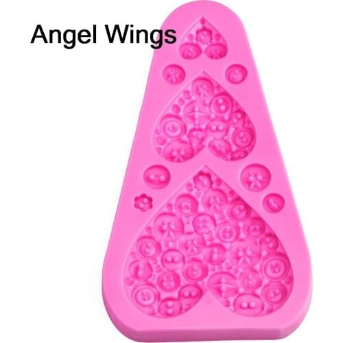 3D Silicone mold Cake Decoration Tools Button Reverse forming for Pillar shaped for Polymer Clay Chocolate Pastry FT-1246