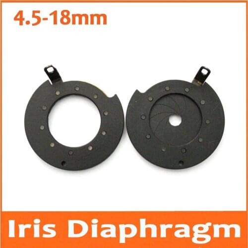 50pcs 4.5-18mm Adjustable Amplifying Optical Digital Camera Microscope Adapter Iris Diaphragm Aperture Condenser with 10 Blades