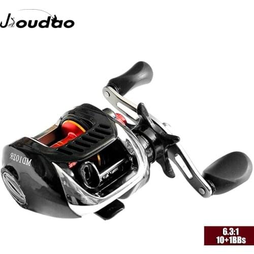6.3:1 Baitcasting Reel 5KG Max Drag 10+1BB Right /Left Handle Gear Bait Casting Wheel Fishing Tackle Freshwater