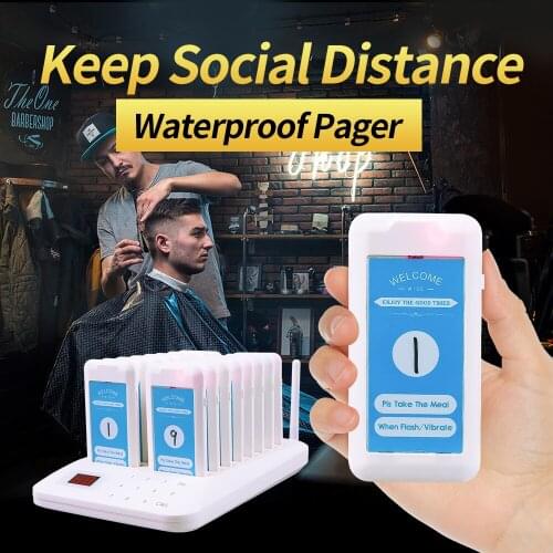 Wirelesslinkx Wireless Calling Restaurant Customer Guest Food Truck Paging System Pager For Church Nursery Dining Hall Court