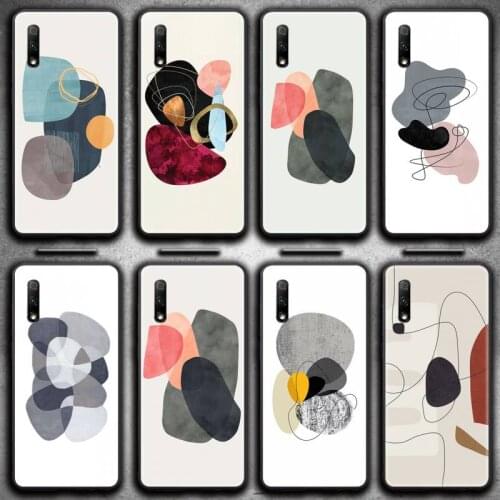 Art Retro Abstract Phone Case For Huawei Nova 6se 7 7pro 7se honor 7A 8A 7C 9C Play