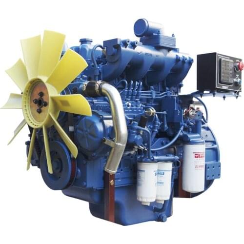 Hot sale Yuchai 4 cylinder diesel 30kw to 95kw small electric start diesel engines four cylinder for silent diesel generator set