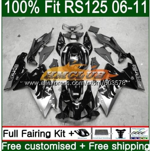 Injection For Aprilia RS-125 2006 2007 2008 2009 2010 2011 40CL.15 Silver Grey RS 125 RS4 RSV125 RS125 06 07 08 09 10 11 Fairing