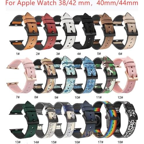 Leather loop for Apple Watch 6/SE/5/4/3/2/1 38mm 40mm Sports Watchband Bracelet Strap for iWatch SE/6 Apple Watch band 42mm 44mm