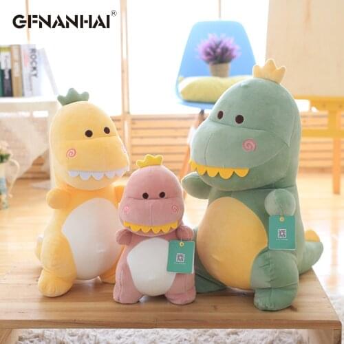 Cute Soft Dinosaur Plush Toys Kawaii Stuffed Animals Down Cotton Dinosaurs Plush Doll for Baby Children Birthday Gift 15/30/40