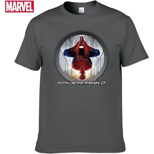 Marvel The Avengers Spider Man t shirt Comfortable Breathable 100% cotton Fashion clothes for teens Summer Tops Tee shirt #95