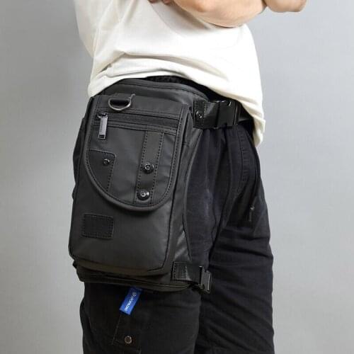 High Quality Men Waterproof Oxford Ride Leg Bag Drop Waist Bags Military Motorcycle Riding Waist Leg Bag Crossbody Bag