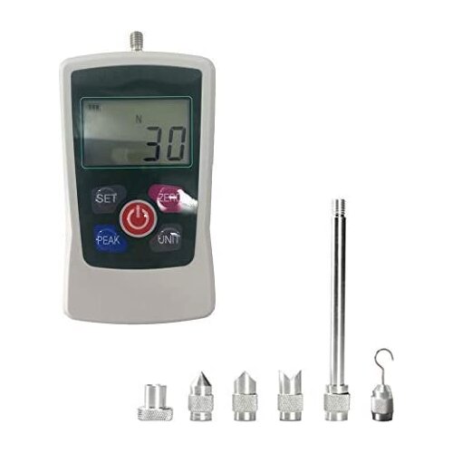 Push Pull Dynamometer Portable Meter with Minimum Force Value Shielding Automatic Backlight Range 10N