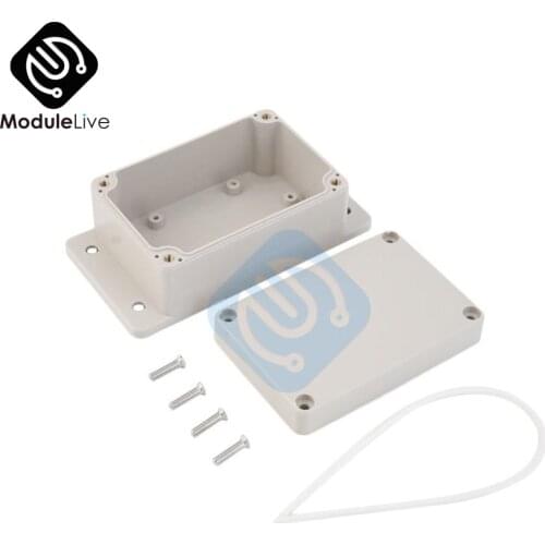 Durable ABS Plastic Dust/Waterproof Electronic Enclosure Project PCB Box Case Cover SHell 100x68x50mm Electrical Connector