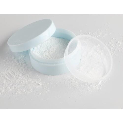 48PCS 5G Empty Plastic Pink/Blue/Green Loose Powder Makeup Jar Container Travel Puff Box Sifter Container Cosmetic Case Newly