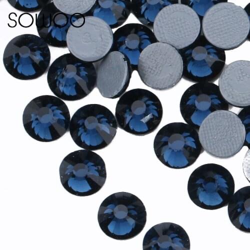 SS6-20 Montana Color similar SWA Rhinestone1440pcs/lot High quality Hotfix Rhinestones use for high-end clothing