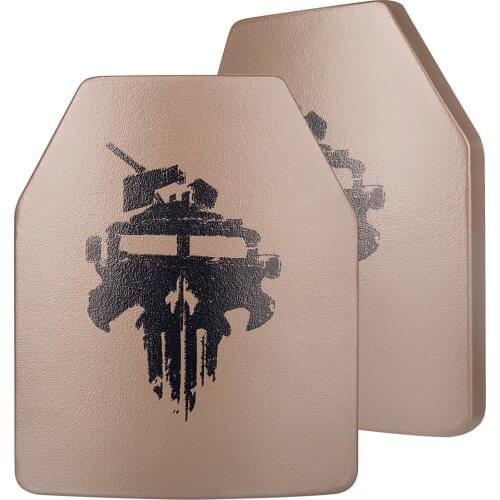 UTA 2Pcs Universal NIJ III PE Tactical Bulletproof Plates Military Police Shooting Protector