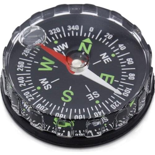 1 PC New Arrival Pocket Survival Button Design Compass Derection for Climbing Hiking Camping Outdoor Sport Compass