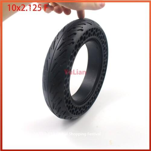 10 Inch 10x2.125 Solid Tyre 10*2.125F Honeycomb Puncture Proof Wheel Tire for Smart Electric Balancing Scooter
