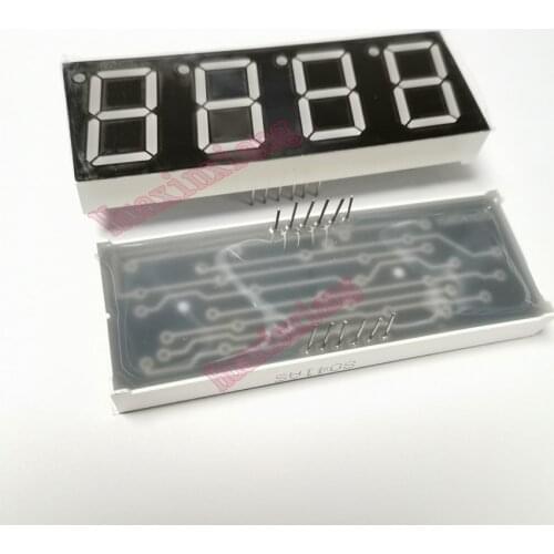 10PCS/Lot 0.8" 0.8 inch 0.8inch 4 Digits 7 Seven Segment Numeric Digital Display Red Color LED Common Cathode/Anode