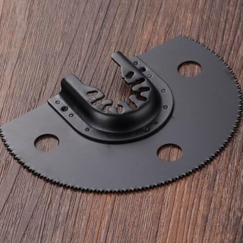 100mm Wood Cutting Oscillating Multi Tool Semi Circular HCS Segment Saw BladeFor Bosch Fein Dremel Renovator Power Tool