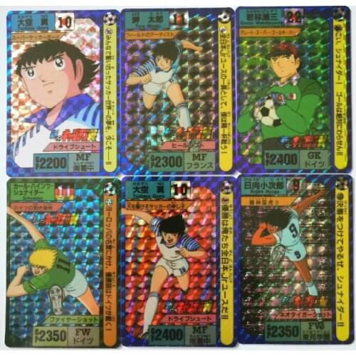 42pcs/set Soccer Boy Childhood Memory Captain Toys Hobbies Hobby Collectibles Game Collection Anime Cards