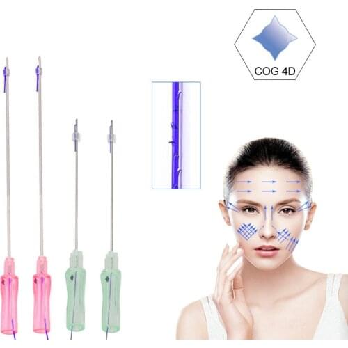 Deenora Popular Yarn Eye Barb Hilos Jaw Line Tensore Korea Nose Facial Tornado Cog 4d sharp Good Face Lift Pdo Thread