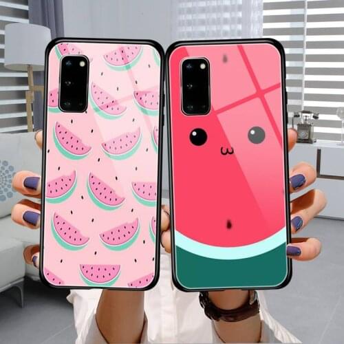 Flower art Phone Case Tempered Glass For Samsung S7 S8 S9 S10E S20 21 30 Plus ultra Note 8 9 10 Plus A7 2018