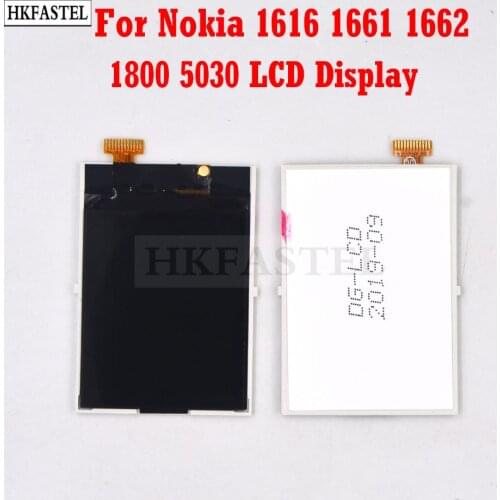 HKFASTEL High Quality LCD Screen For Nokia 1616 1661 1662 1800 5030 Replacement Display Parts