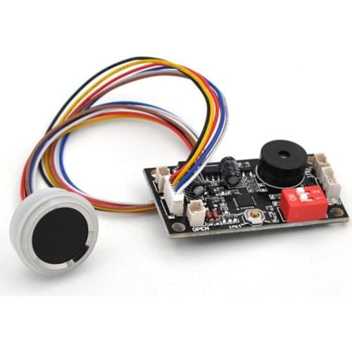 K200-3.3+R502-F 4XAA Battery DC5V K200-3.3 Fingerprint Control Board With R502-F Waterproof Small Fingerprint Module