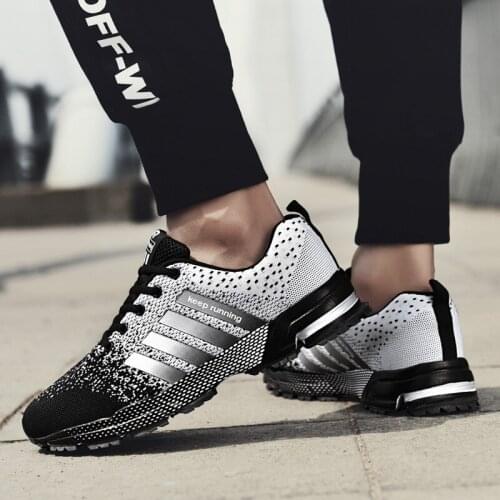 Men Shoes Casual Mens Sneakers Mesh Breathable 2019 New Fashions Sneakers Comfortable No-Slip Big Size Male Canvas Shoes