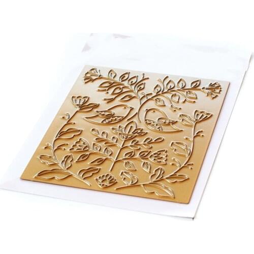 Leaf Vine Hot Foil Plate Metal Cutting Dies Greeting Card Pattern Printing DIY Scrapbooking Craft Embossing Making Stencil