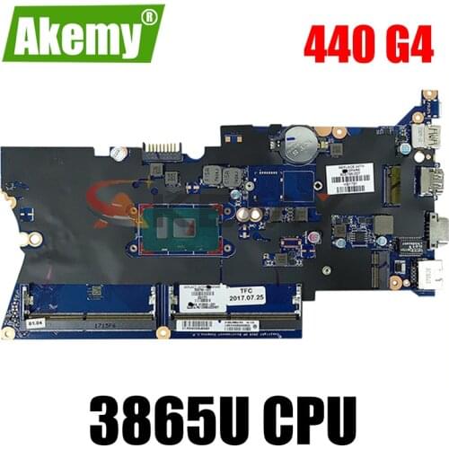 For HP ProBook 440 G4 laptop motherboard 905791-601 905791-001 Celeron 3865U DA0X81MB6E0 100% fully tested